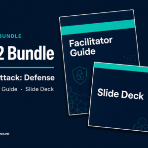 K-12 bundle showing facilitator guide and slide deck - no game included.